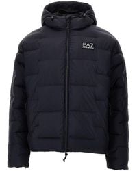 EA7 - Padded Micro Ripstop Jacket - Lyst