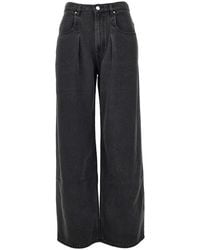 Isabel Marant - Wide-Leg Denim Pants - Lyst