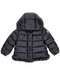Moncler - 'Tazui' Nylon Downjacket With Logo Patch Kids - Lyst