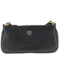 Pinko - Leather Mini Baguette Bag - Lyst