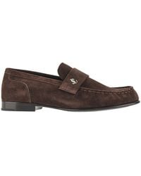 Jimmy Choo - 'Ellis' Suede Leather Loafers - Lyst