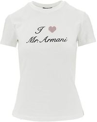 Emporio Armani - Asv Stretch Jersey T-Shirt - Lyst