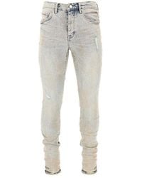 Purple Brand - Mud Distressed P001 Skinny Jeans - Lyst