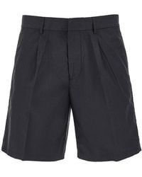 Emporio Armani - Pima Cotton Shorts With Dart - Lyst