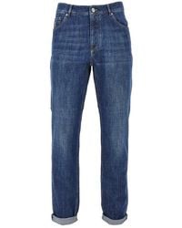 Brunello Cucinelli - Traditional Fit Jeans - Lyst