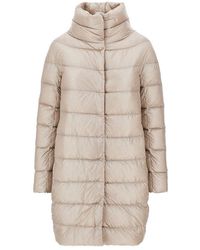 Herno - 'Dora' Ultralight Nylon Midi Down Jacket - Lyst