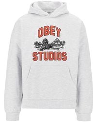 Obey - 'Cairo' Cotton-Blend Hoodie - Lyst