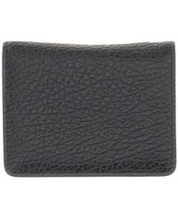 Maison Margiela - Leather Cardholder With Key-Ring - Lyst