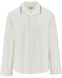Wax London - 'Corey' Cotton And Linen Shirt - Lyst