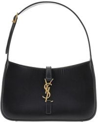 Saint Laurent - 'Le 5 À 7' Smooth Leather Hobo Bag - Lyst