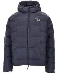 EA7 - Padded Micro Ripstop Jacket - Lyst