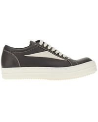 Rick Owens - Leather Vintage Sneakers - Lyst