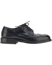 JUAN LACARCEL BY CALCE - Brushed Leather Lace-Up Shoes - Lyst