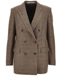Tagliatore - 'Jasmine' Prince Of Wales Jacket - Lyst