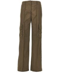 Burberry - Gabardine Cargo Pants - Lyst
