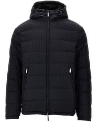 Emporio Armani - Reversible Nylon Down Jacket - Lyst
