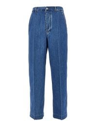 Bottega Veneta - Atlantic Wash Wide Leg Jeans - Lyst
