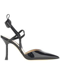 Fendi - Patent Leather 'Very Colibrì' Slingback Pumps 39 - Lyst