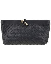 Bottega Veneta - Intrecciato Nappa Leather 'Andiamo' Pouch - Lyst