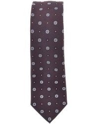 Saint Laurent - Silk Jacquard Necktie - Lyst