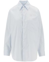 The Seafarer - 'Kim' Poplin Shirt - Lyst