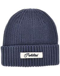 Prohibited - 'Echo' Cotton-Blend Beanie Hat - Lyst