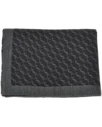 Saint Laurent - 'Cassandre' Cashmere And Silk Scarf - Lyst