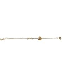 Saint Laurent - 'Cassandre Heart' Chain Bracelet - Lyst