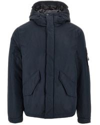 Stone Island - Nylon Micro Twill Down Jacket - Lyst