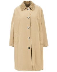 The Row - 'Etoli' Reversible Cotton Coat - Lyst