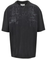 Maison Margiela - Logo Print Oversized T-Shirt - Lyst