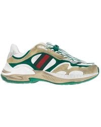 Gucci - Gg Fabric And Suede 2.0 Sneakers - Lyst