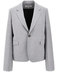 Loewe - Giacca Monopetto Con Maniche Ampie - Lyst