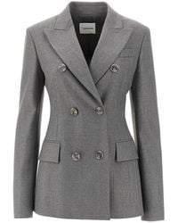 ANDAMANE - 'Shannon' Double-Breasted Jacket - Lyst