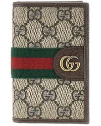 Gucci - Gg Supreme Ophidia Card Holder - Lyst