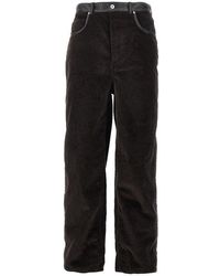 Bottega Veneta - Corduroy Pants With Nappa Details - Lyst