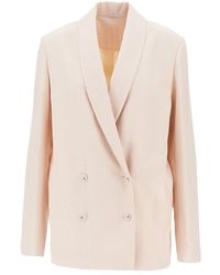 Loulou de Saison - 'Minka' Oversized Double-Breasted Jacket - Lyst