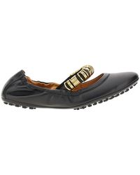 Tod's - 'Dee' Nappa Leather Ballet Flats - Lyst