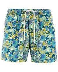 Peninsula - 'Botanica' Printed Swim Shorts - Lyst