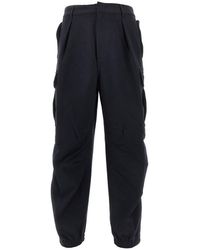 Emporio Armani - Stretch Viscose-Blend Cargo Pants - Lyst