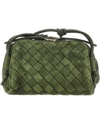 Bottega Veneta - Intrecciato Suede Leather 'Concert' Bag - Lyst