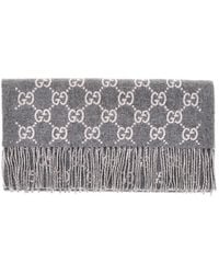 Gucci - Gg Cashmere Scarf - Lyst