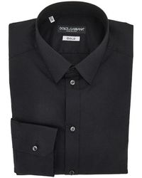 Dolce & Gabbana - Stretch Poplin Fit Shirt - Lyst