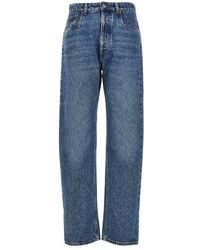 Miu Miu - Straight Leg Five-Pocket Jeans - Lyst