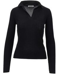 Max Mara - Cashmere And Silk-Blend Knitted Polo Shirt - Lyst