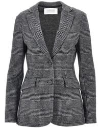 Harris Wharf London - Prince Of Wales Single-Breasted Jacket - Lyst