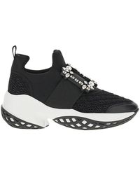 Roger Vivier - Viv' Run Fabric Sneakers - Lyst