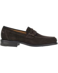 Loake - '356' Suede Leather Penny Loafers - Lyst