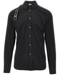 McQueen - Stretch Poplin Harness Shirt 16 - Lyst