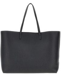 Fendi - Medium 'Roll' Grained Leather Shopping Bag - Lyst